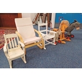 CHILD'S ROCKING CHAIR, PUSH DONKEY ETC.