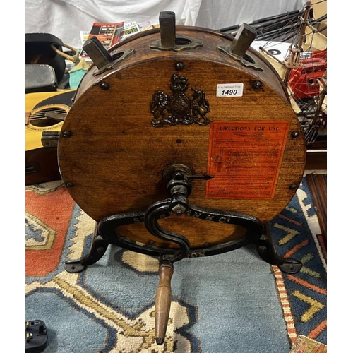 1490 - STONEMAN & CO, LONDON KNIFE CLEANER