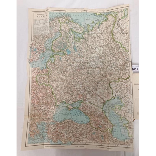 2062 - RUSSIA WITH TEHERAN, PORT ARTHUR, AND PEKING BY KARL BAEDEKER - 1914