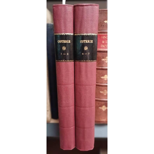 2084 - COTERIE NOS 1-6/7 BOUND IN 2 VOLUMES - 1919-21