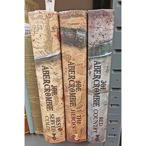 2234 - THE GREAT LEVELLER TRILOGY BY JOE ABERCROMBIE, WITH BEST SERVED COLD - 2009, THE HEROES - 2011, AND ... 