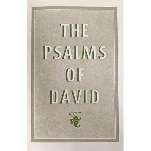 2260 - THE PSALMS OF DAVID TRANSLATED BY MILES COVERDALE, QUARTER VELLUM BOUND, LIMITED EDITION NO.VIII/XV ... 