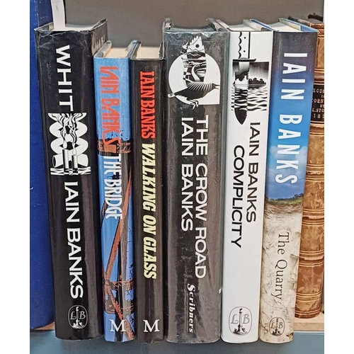 2360 - IAIN BANKS - WALKING ON GLASS - 1985, THE BRIDGE - 1986, THE CROW ROAD - 1992, COMPLICITY BY IAIN BA... 