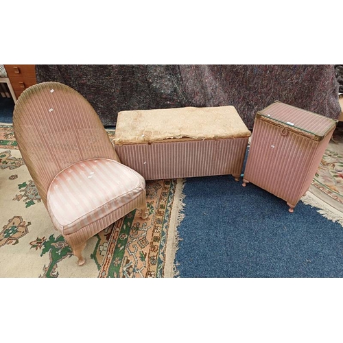 360 - LLOYD LOOM CHAIR LINEN BOX & LAUNDRY HAMPER