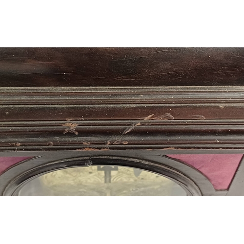 1200A - 19TH CENTURY BRACKET CLOCK WITH TWIN FUSEE MOVEMENT WITH GILT BRASS AND SILVERED DECORATED DIAL, STR... 