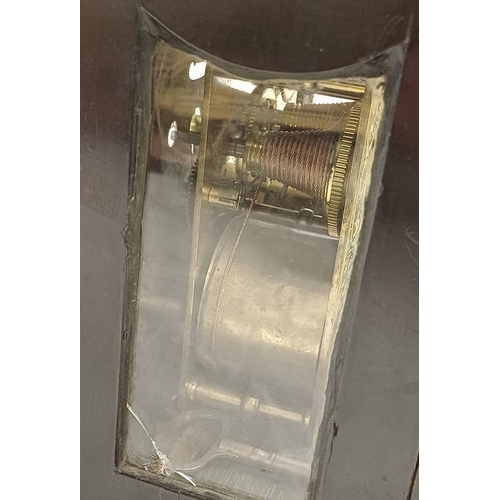 1200A - 19TH CENTURY BRACKET CLOCK WITH TWIN FUSEE MOVEMENT WITH GILT BRASS AND SILVERED DECORATED DIAL, STR... 