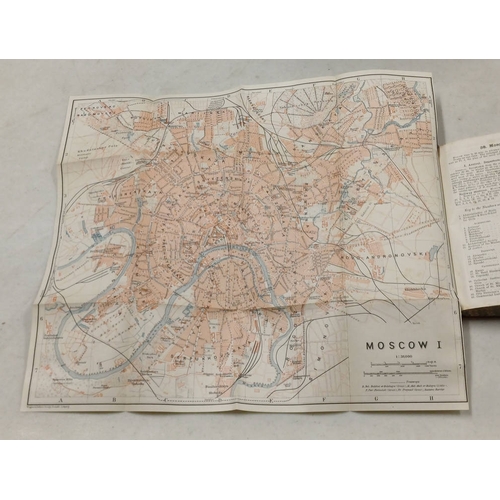 2062 - RUSSIA WITH TEHERAN, PORT ARTHUR, AND PEKING BY KARL BAEDEKER - 1914