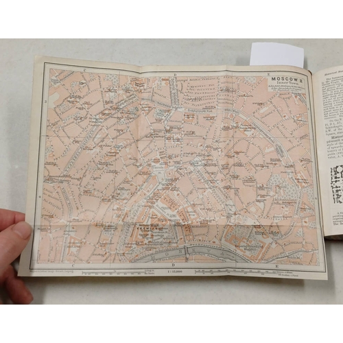 2062 - RUSSIA WITH TEHERAN, PORT ARTHUR, AND PEKING BY KARL BAEDEKER - 1914