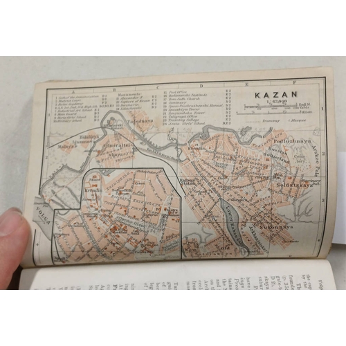 2062 - RUSSIA WITH TEHERAN, PORT ARTHUR, AND PEKING BY KARL BAEDEKER - 1914