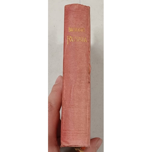 2062 - RUSSIA WITH TEHERAN, PORT ARTHUR, AND PEKING BY KARL BAEDEKER - 1914