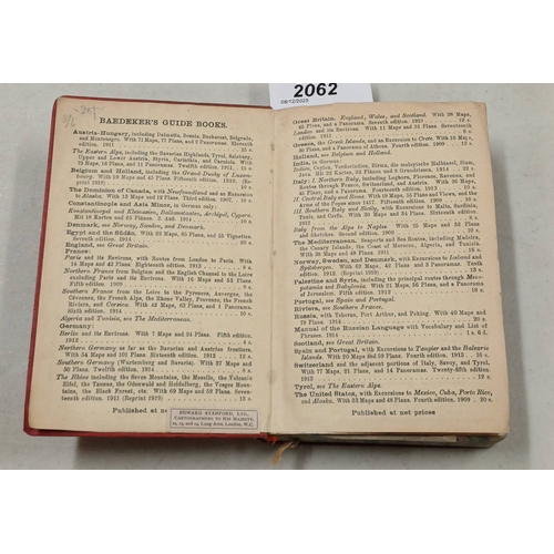 2062 - RUSSIA WITH TEHERAN, PORT ARTHUR, AND PEKING BY KARL BAEDEKER - 1914