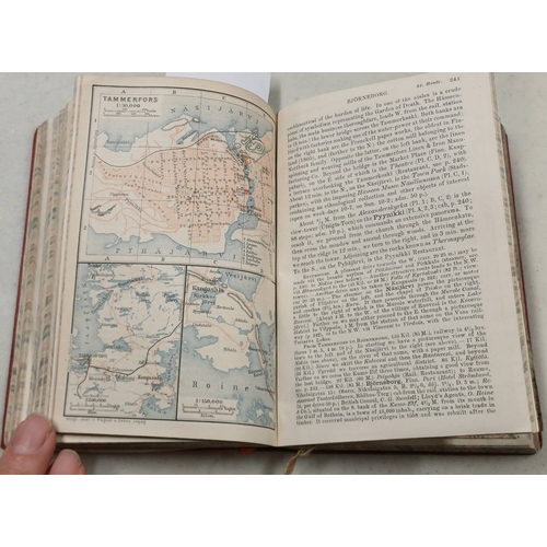 2062 - RUSSIA WITH TEHERAN, PORT ARTHUR, AND PEKING BY KARL BAEDEKER - 1914