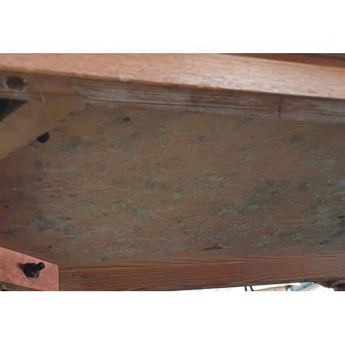 3 - BRA BOHAG TROED TEAK SIDEBOARD MODELL TRIO WITH 5 CENTRALLY SET DRAWERS FLANKED TO EACH SIDE BY SLID... 