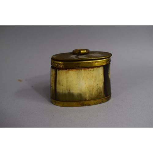 243 - A Collection of Three Horn Snuff Boxes to include Defanse Son Faite