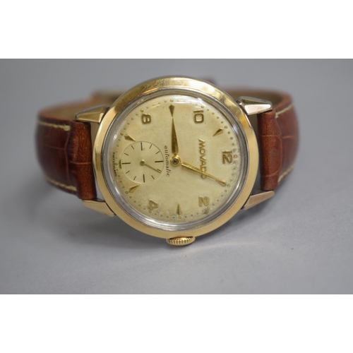 296 - A Vintage Movado Wrist Watch with Arabic Numerals and Subsidiary Seconds Dial. No2348. Replacement L... 