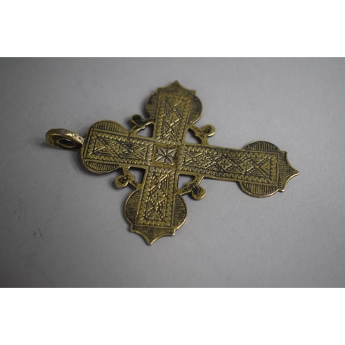 297 - Two Silver Crucifix Pendants, The Largest 7.5cms Long