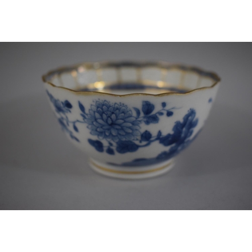 374 - A Set of Three Chinese Blue and White Tea Bowls and Saucers with Double Quail Pattern (One Bowl havi... 