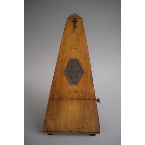 88 - A Paquet Wooden Pyramid Metronome, Working Order.