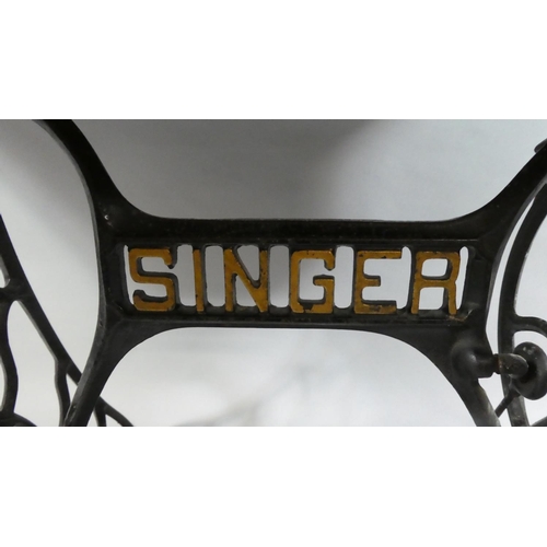 423 - A Treadle Singer Sewing Machine