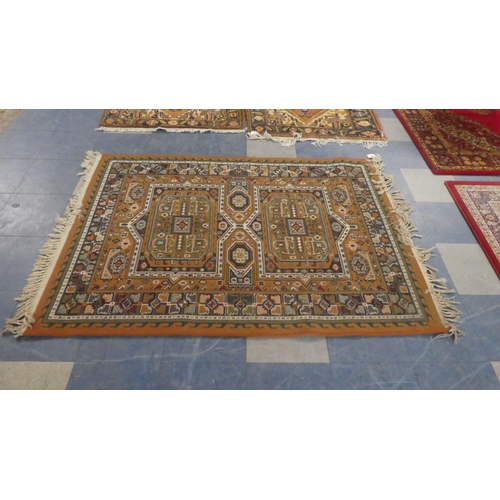 457 - A Patterned Woollen Rug, 164cm Long