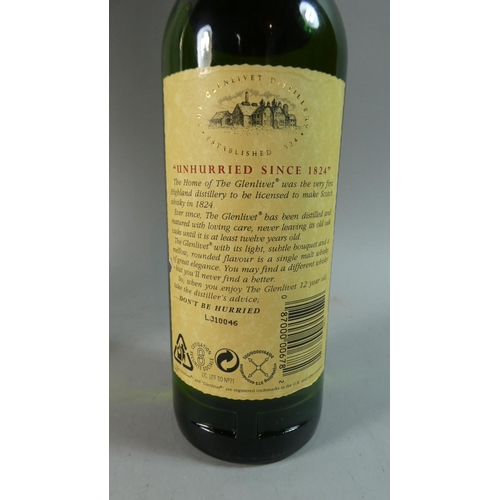97 - A Cased Bottle of Twelve Year Old Single Malt Scotch Whisky, The Glenlivet