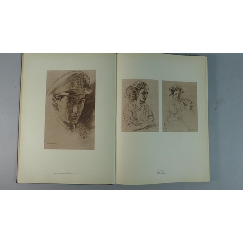 22 - A Bound Volume, Drawings by Sir William Russell Flint Published 1950 by Collins