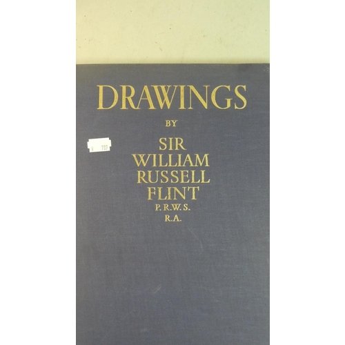 22 - A Bound Volume, Drawings by Sir William Russell Flint Published 1950 by Collins