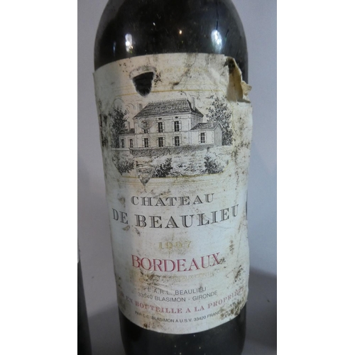 37 - Four Bottles of Red Wine. Moulin De Carsac (Corbieres) 1996, Bordeaux Supérieur 1995, Chateau de Bea... 