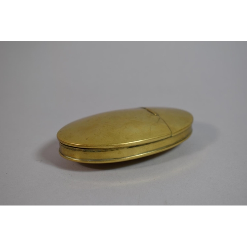 106 - Two 19th Century Welsh Miners Brass Snuff Boxes both with Hinged Lids and One with Punched Decoratio... 