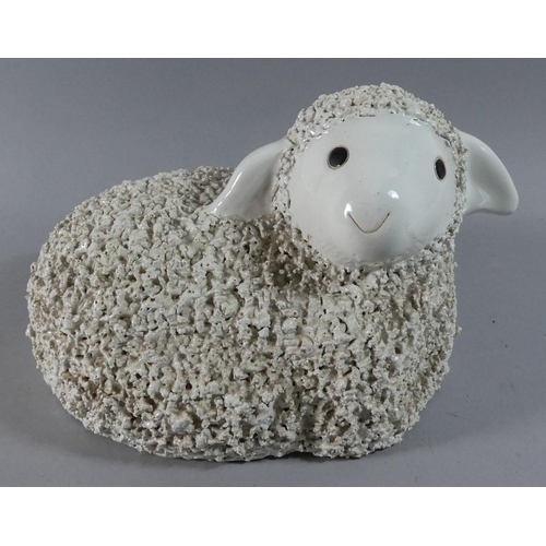 104 - A Ceramic Study of Sheep, 29cm Wide