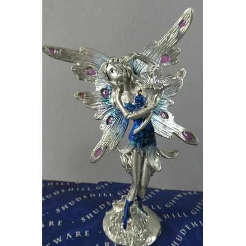 121 - Three Shudehill Fairy Ornaments, With Boxes, 9cm High