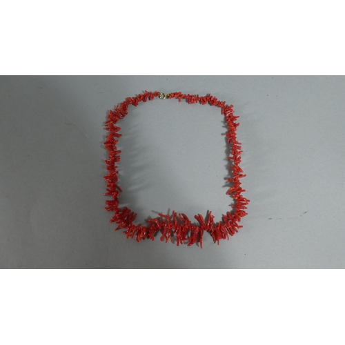 294 - A Red Coral Necklace