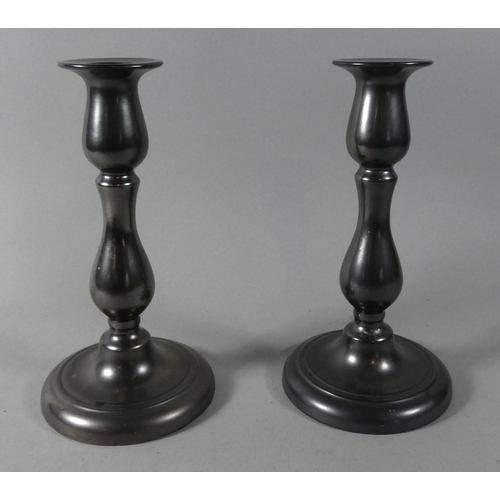 57 - A Pair of Beswick Candlesticks, no.2080, 22cm high