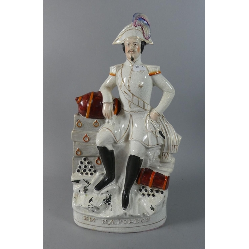 85 - A Late 19th/Early 20th Century Staffordshire Flatback, Napoleon, 40cm High