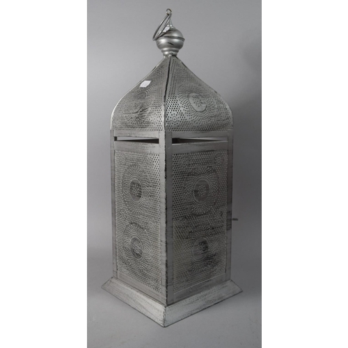 265 - A Modern Metal Lantern, 49cm High