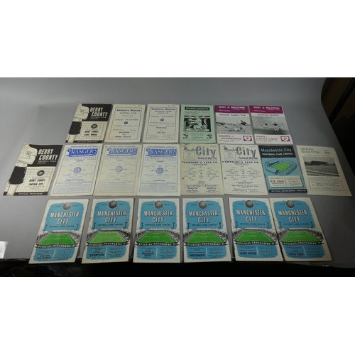 166 - A Box Containing Various 1950's/60's Football Programmes to Include Preston North End, Manchester Ci... 