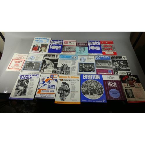 169 - A Collection of 1960's Manchester United Football Programmes, 1960-61 Season, 1966-67 Season and 196... 