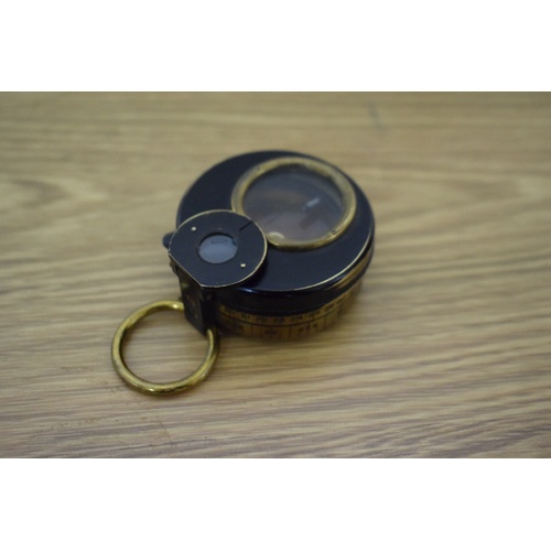 1 - A WWI Leather Cased Barkers Patent Military Handheld Prismatic Compass - Patents 1818/15 103019/16 1... 