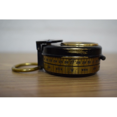 1 - A WWI Leather Cased Barkers Patent Military Handheld Prismatic Compass - Patents 1818/15 103019/16 1... 