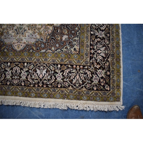225 - A Fine Hand-Made Keshan Rug 188 x 125cms