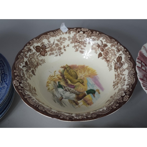 291 - A Collection of Ceramics to Include Dickens Series Transfer Printed Plates, Blue and White Plates, B... 