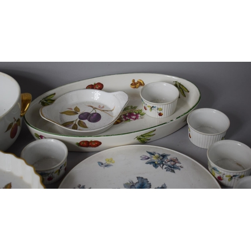 273 - A Collection of Royal Worcester Oven to Tableware to Include Palmyra, Old English Game Shallow Dish,... 