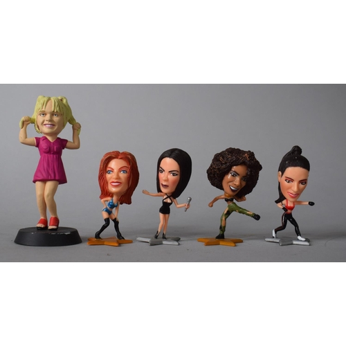 69 - A Collection of Late 20th Century Topps Spice Girl Figures and a Girl Power Example