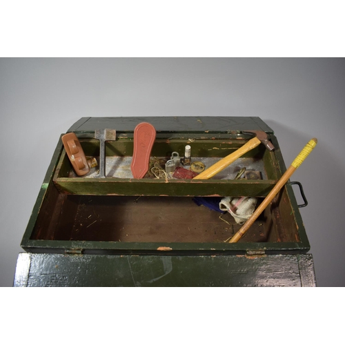 56 - A Cattleman's Show Box with Inner Removable Tray, 'JCRJ Brockhurst', 68.5cms Wide