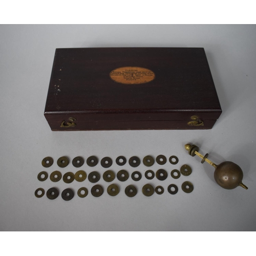 24 - A 19th Century Wooden Cased Clarkes Export Hydrometer made by Dring and Fage (Incomplete) The Box wi... 