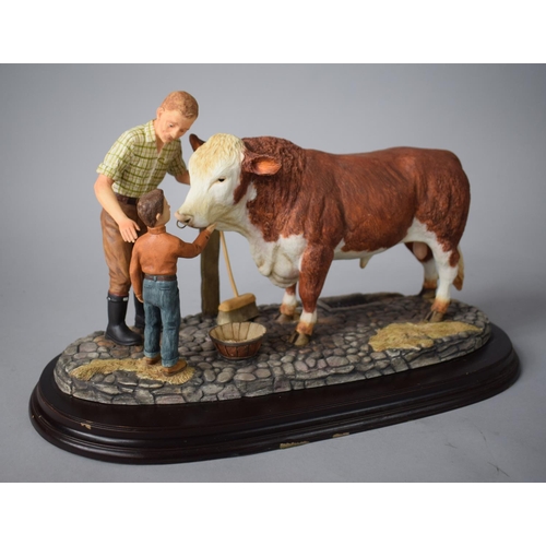 2 - A Large Country Artists Figure Group, Country Legacy The Next Generation-Hereford Bull No02445