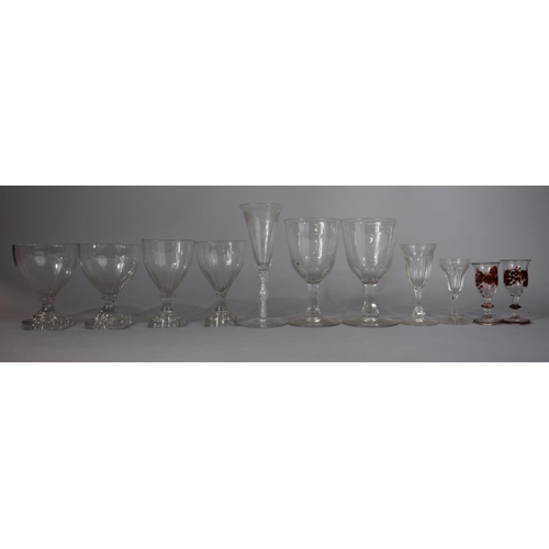 303 - A Collection of 19th Century and Later Drinking Glasses