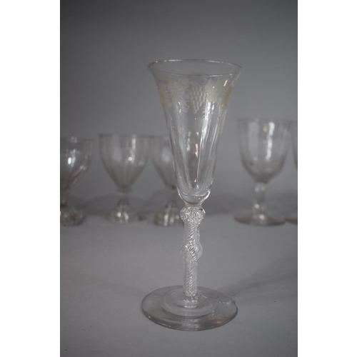 303 - A Collection of 19th Century and Later Drinking Glasses