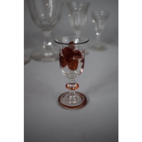 303 - A Collection of 19th Century and Later Drinking Glasses