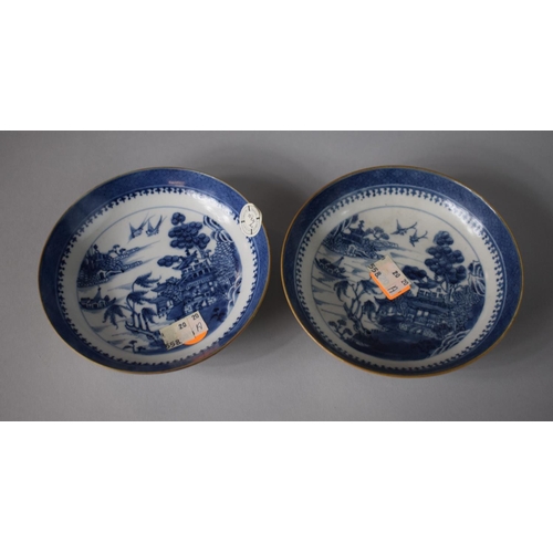 264 - A Collection of Four Pieces of Chinese Export, c. 1816, Blue and White, to Include Bowls and Tea Bow... 